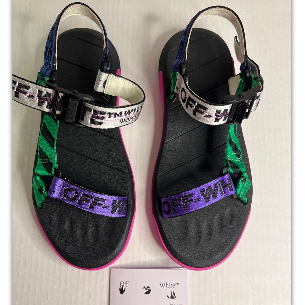 Women’s Off-White Trek Sandals by Virgil Abloh-Authentic size 8B New In Box